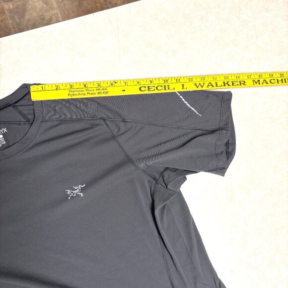 Arc'teryx Men’s Cormac Crew Polyester T-Shirt Grey Size XL - Picture 8 of 12
